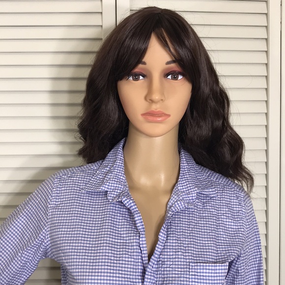 Frank & Eileen Barry Checkered Button-Down Purple Shirt XS - Picture 3 of 14